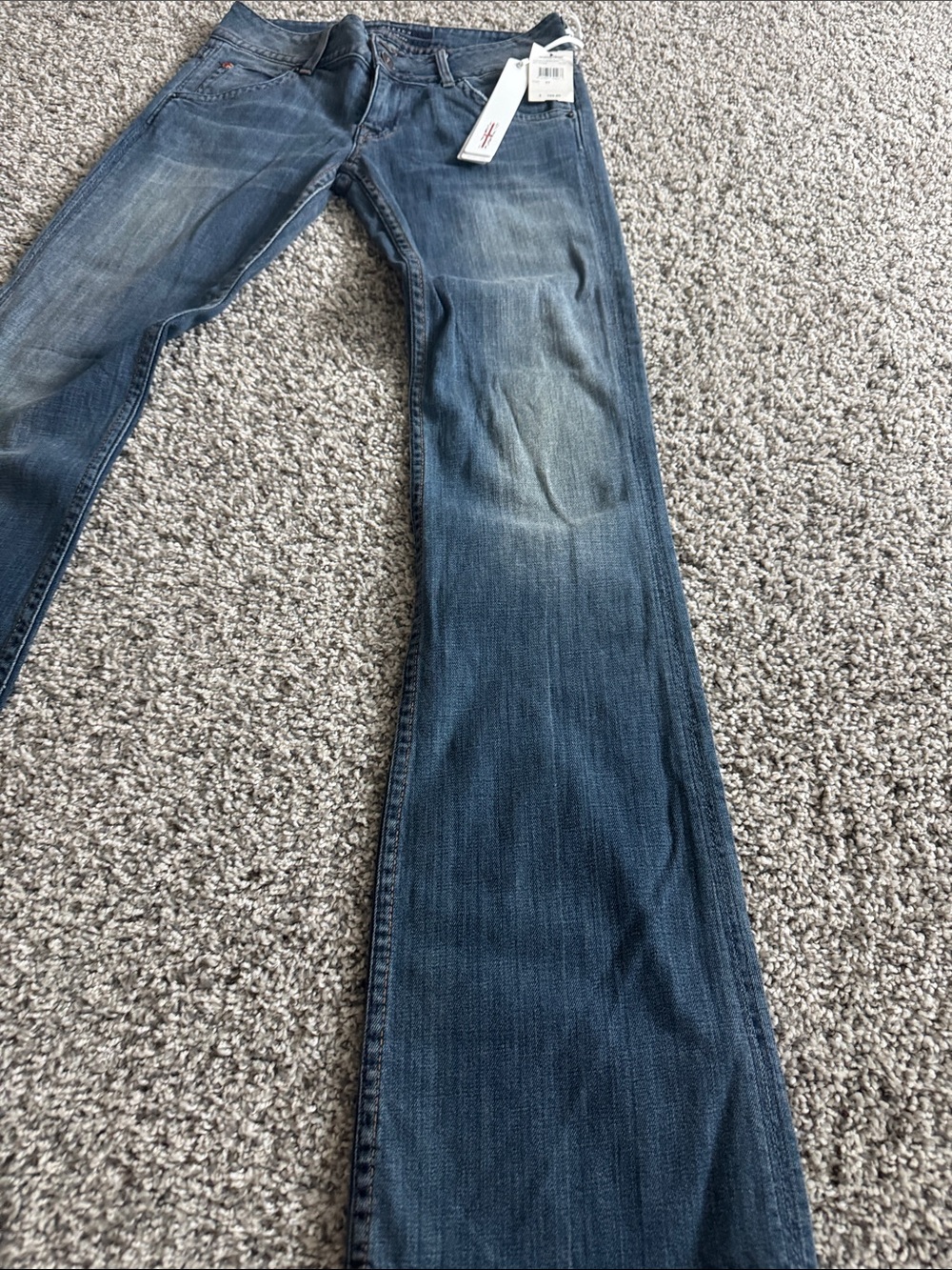 NWT Hudson Signature Bootcut Jeans Flap Pocket Medium Wash Size 27 - Picture 6 of 9